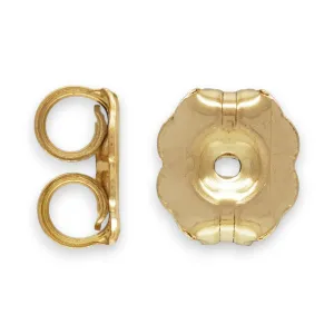 🔗 Butterfly Earring Backs (Clover, Extra Heavy) in 14ct Yellow Gold Filled | Pair 💍💍