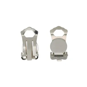 🔗 Clip On Earrings with Flat Disc (Heavy Weight) | Pair 💍💍