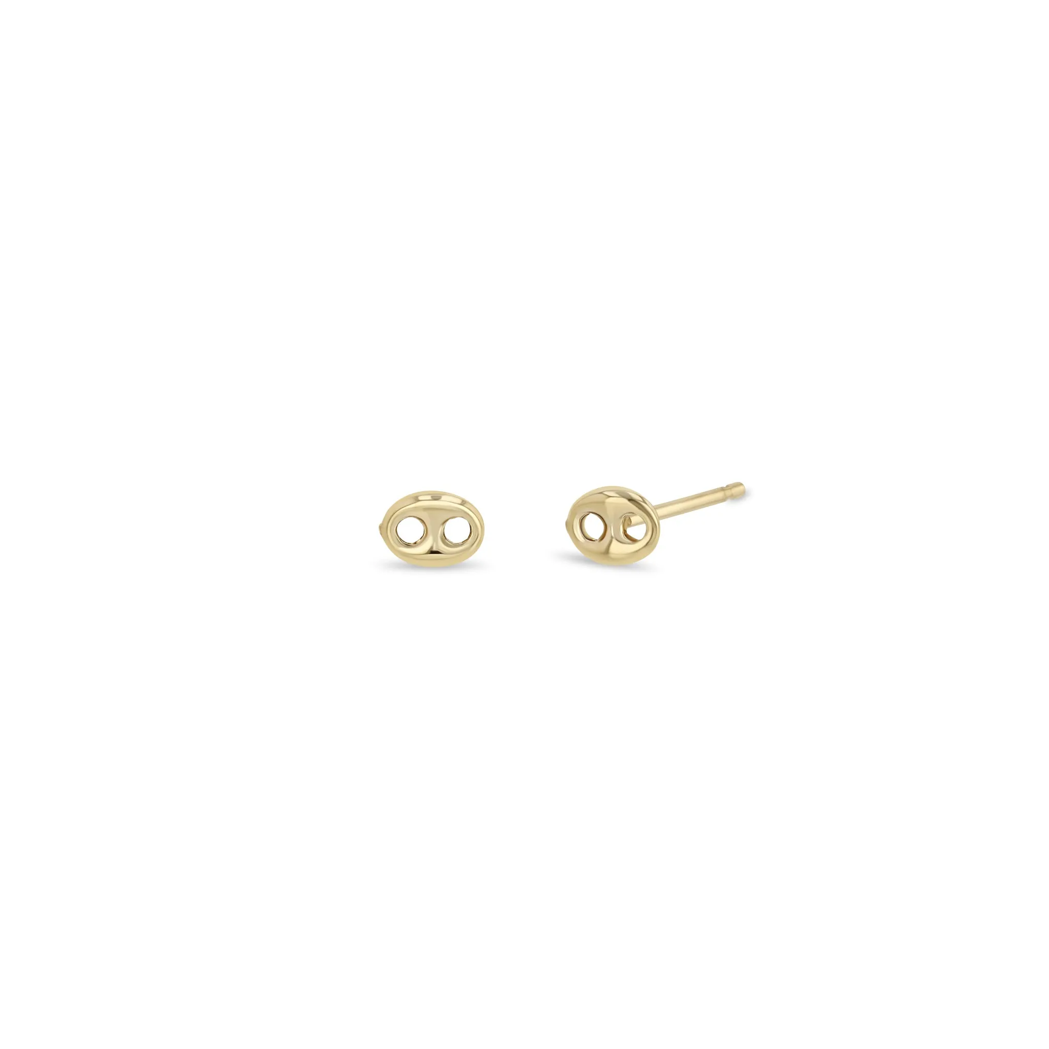 14k Gold Small Mariner Link Studs