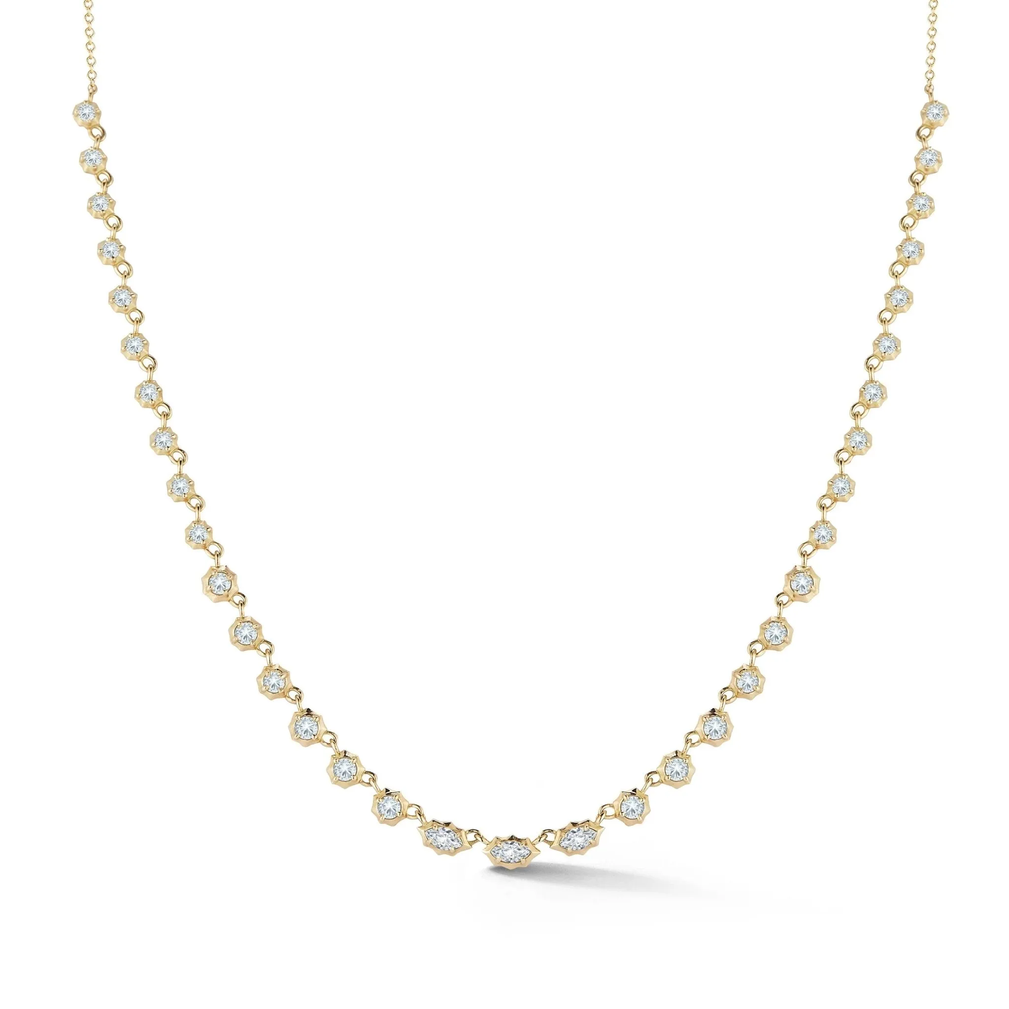 18K Gold "Maverick Riviera" Tennis-Style Diamond Necklace