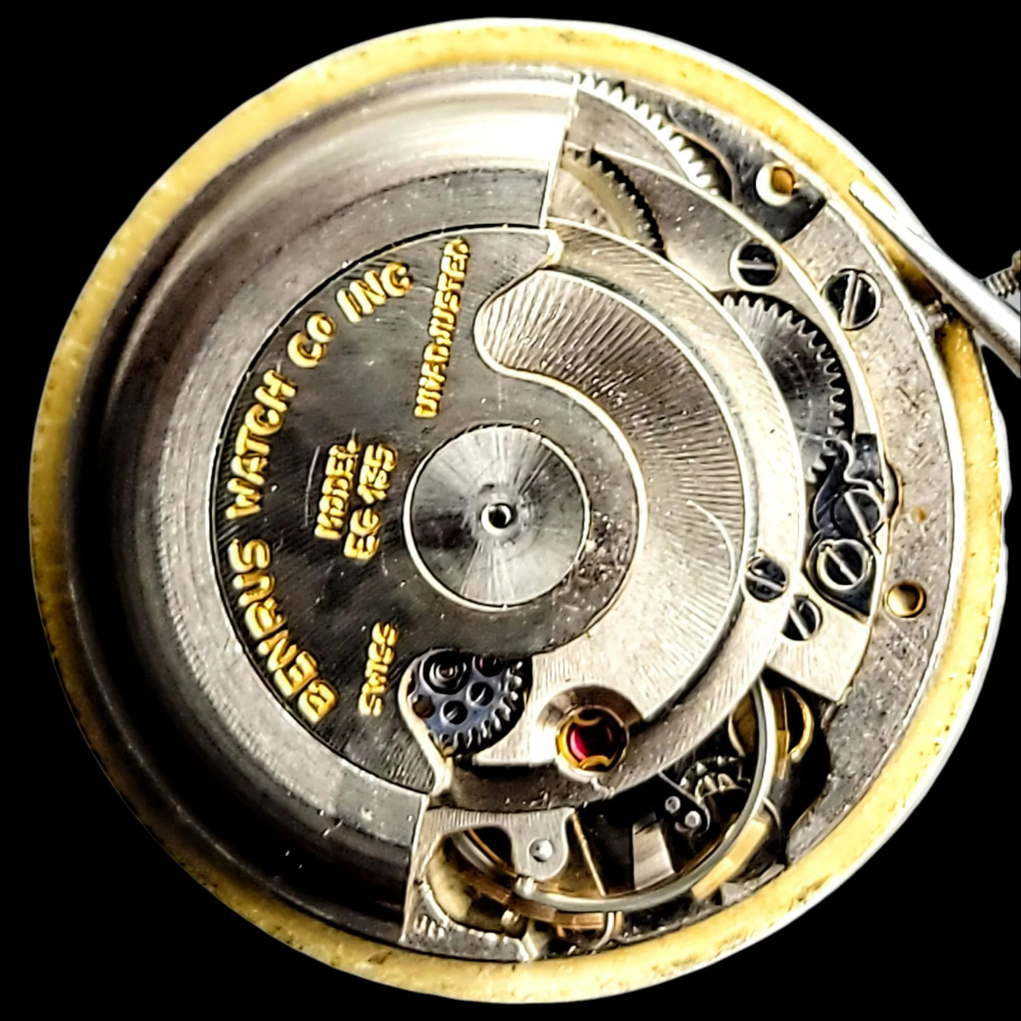 1960's BENRUS Three Stars Self-Winding Watch Cal. ETA 2375