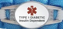 2-Charm Medical ID Paracord Bracelet