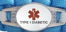2-Charm Medical ID Paracord Bracelet