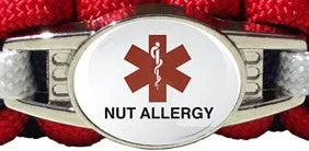 2-Charm Medical ID Paracord Bracelet