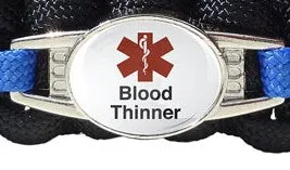 2-Charm Medical ID Paracord Bracelet
