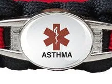 2-Charm Medical ID Paracord Bracelet