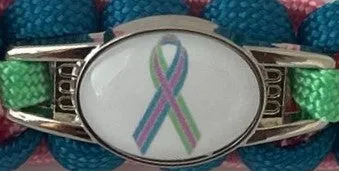 2-Charm Medical ID Paracord Bracelet
