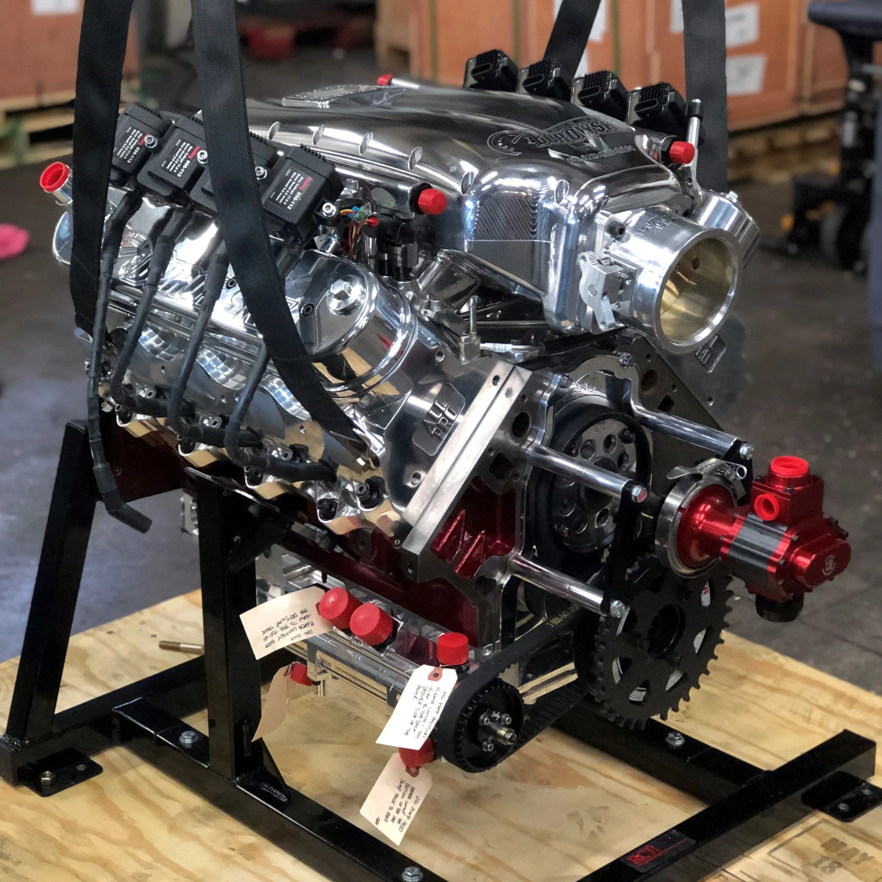 2,500 HP, 427ci Street-Strip LS Engine - Complete, Twin 83mm Bullseye NLX Turbochargers
