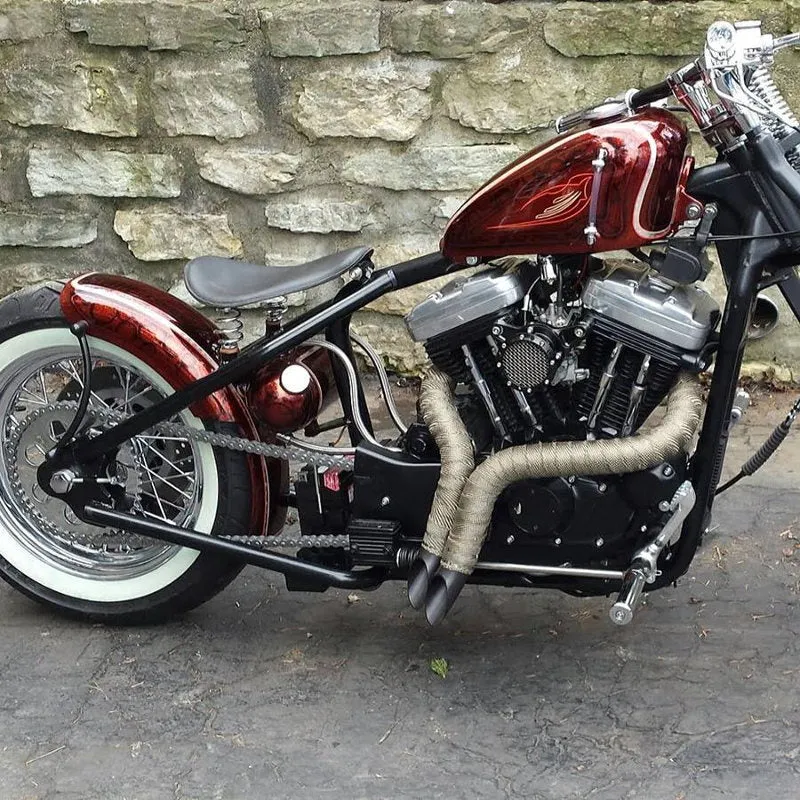 6-1/4" Wide Spun Steel Chopper & Bobber Fender by TC Bros Choppers