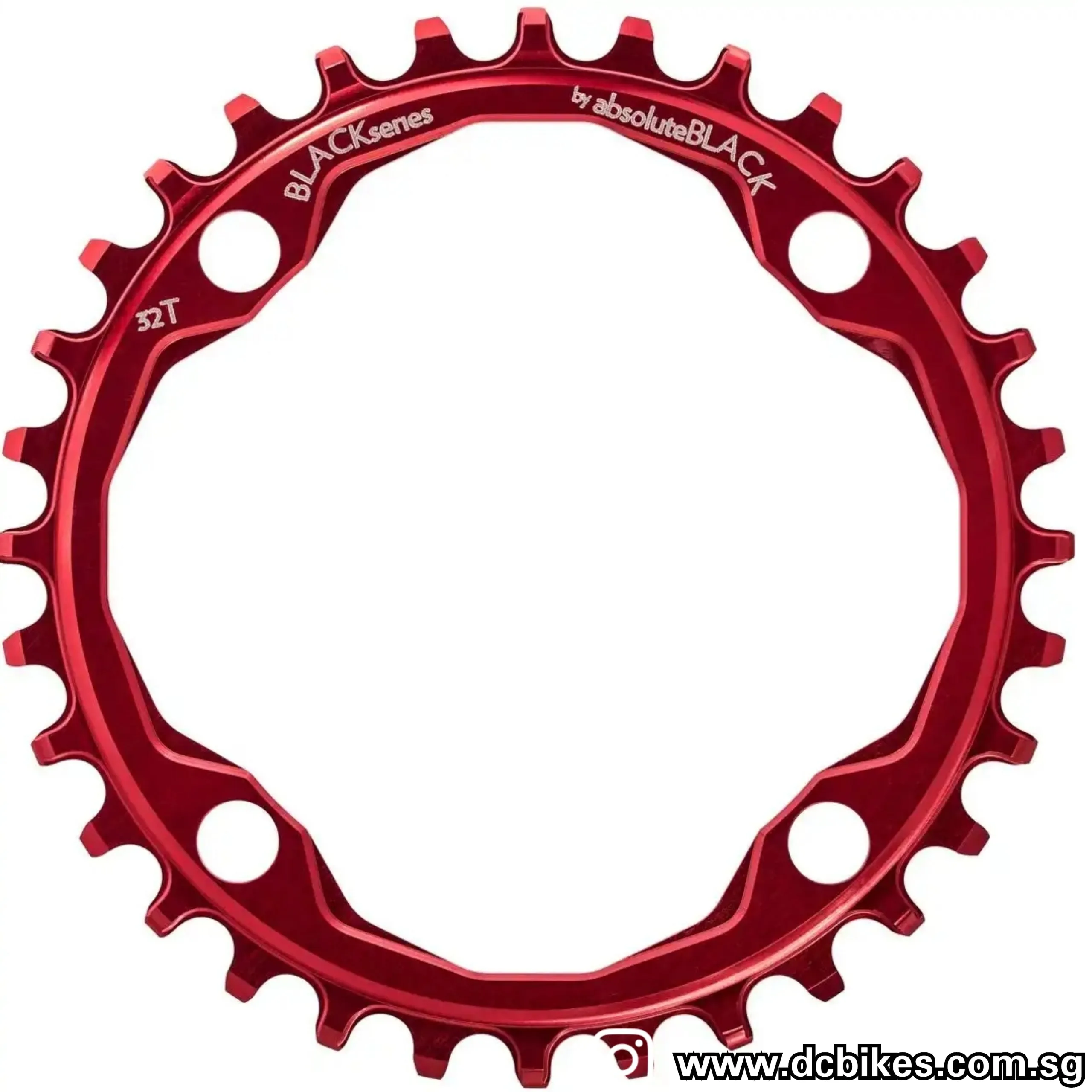 Absoluteblack 32T/34T Round Narrow Wide Single 104BCD Chain Ring