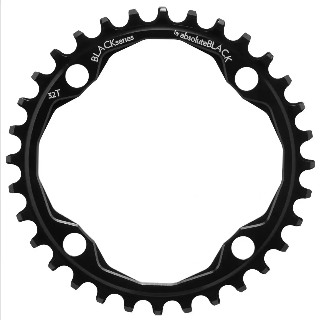 Absoluteblack 32T/34T Round Narrow Wide Single 104BCD Chain Ring