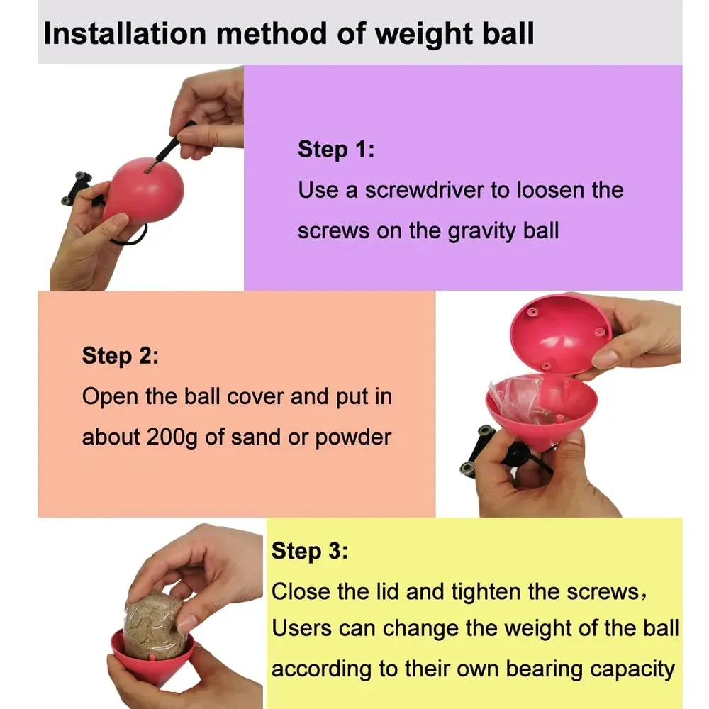 Adjustable Abdominal Hoop with Customizable Resistance for Core Strength and Balance Training