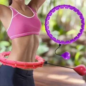 Adjustable Abdominal Hoop with Customizable Resistance for Core Strength and Balance Training