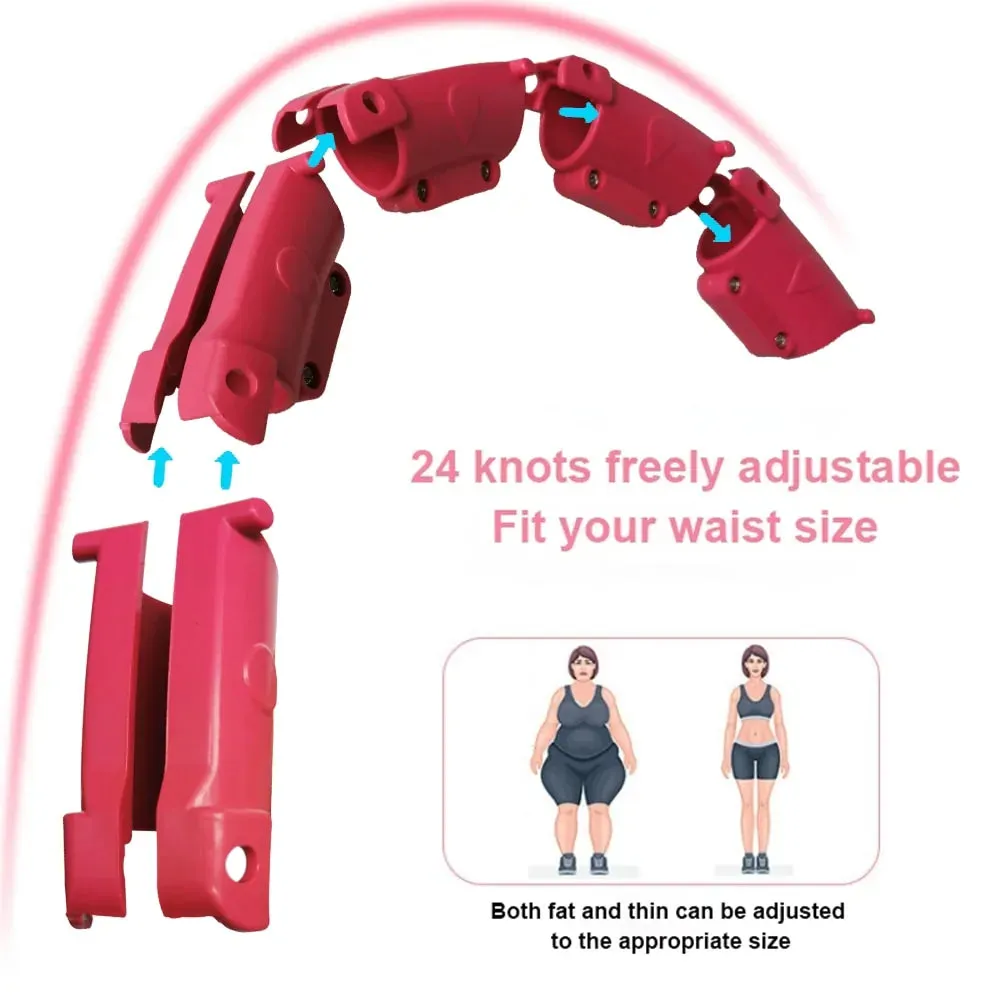 Adjustable Abdominal Hoop with Customizable Resistance for Core Strength and Balance Training