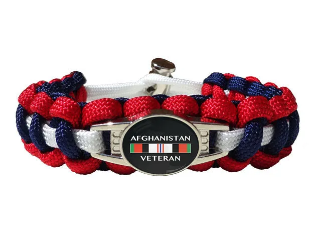 Afghanistan Veteran Paracord Bracelet