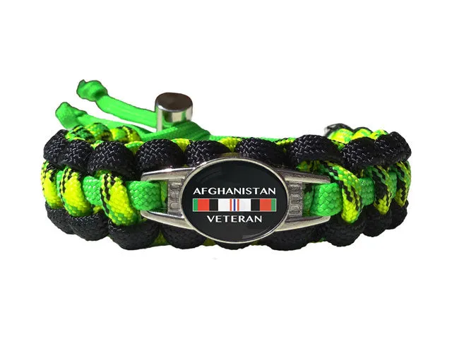 Afghanistan Veteran Paracord Bracelet
