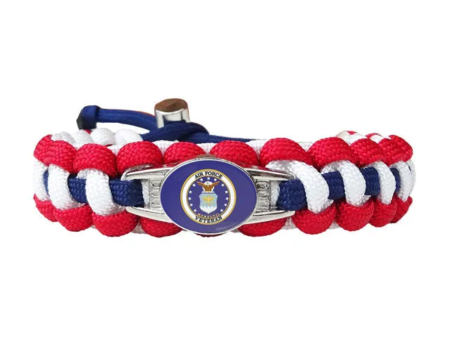 Air Force Veteran Paracord Bracelet