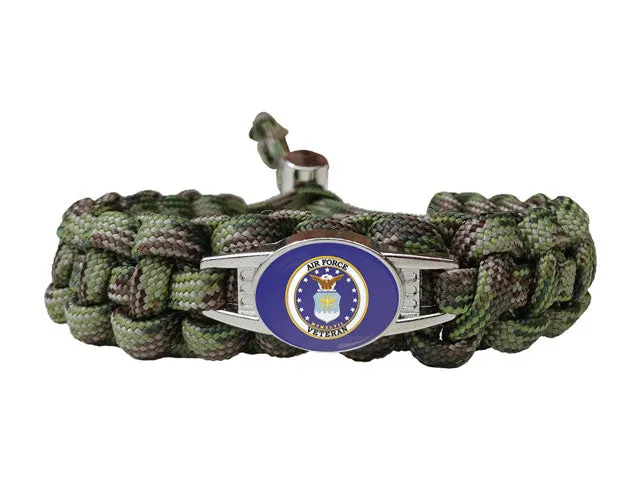 Air Force Veteran Paracord Bracelet