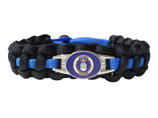 Air Force Veteran Paracord Bracelet