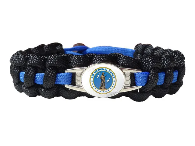 Air National Guard Paracord Survival Bracelet