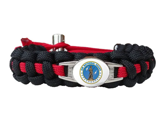 Air National Guard Paracord Survival Bracelet