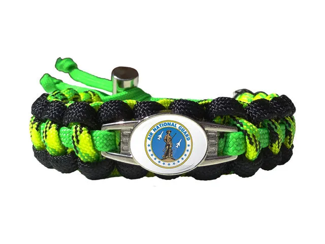 Air National Guard Paracord Survival Bracelet