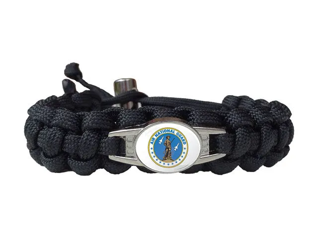 Air National Guard Paracord Survival Bracelet