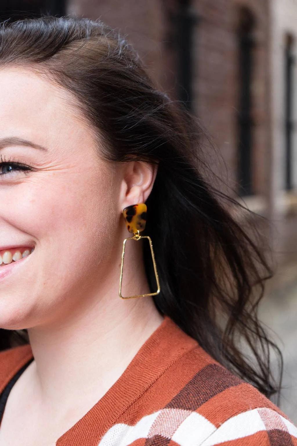 Ariana Earrings - Tortoise // Christmas, Jewelry, Gifts