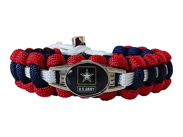 Army Paracord Survival Bracelet