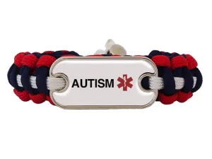 Autism Awareness Paracord Charmed Bracelet