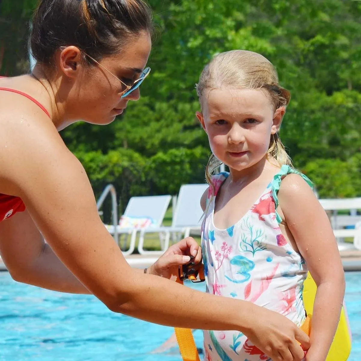Back Float Kids Swim Belt: Toddler Bubble Floaties Training Backpack Swimmies Device