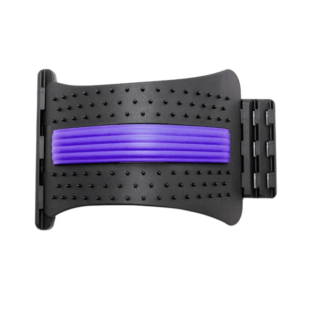 Back Stretch Equipment Massager Magic Stretcher Fitness Lumbar Support Relaxation Spine Pain Relief