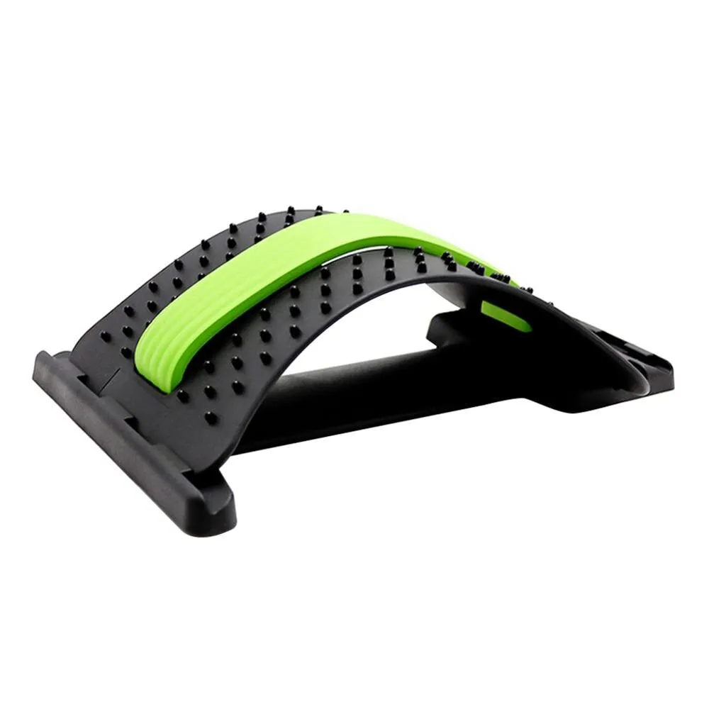 Back Stretch Equipment Massager Magic Stretcher Fitness Lumbar Support Relaxation Spine Pain Relief