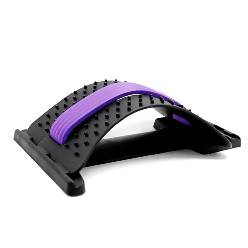 Back Stretch Equipment Massager Magic Stretcher Fitness Lumbar Support Relaxation Spine Pain Relief