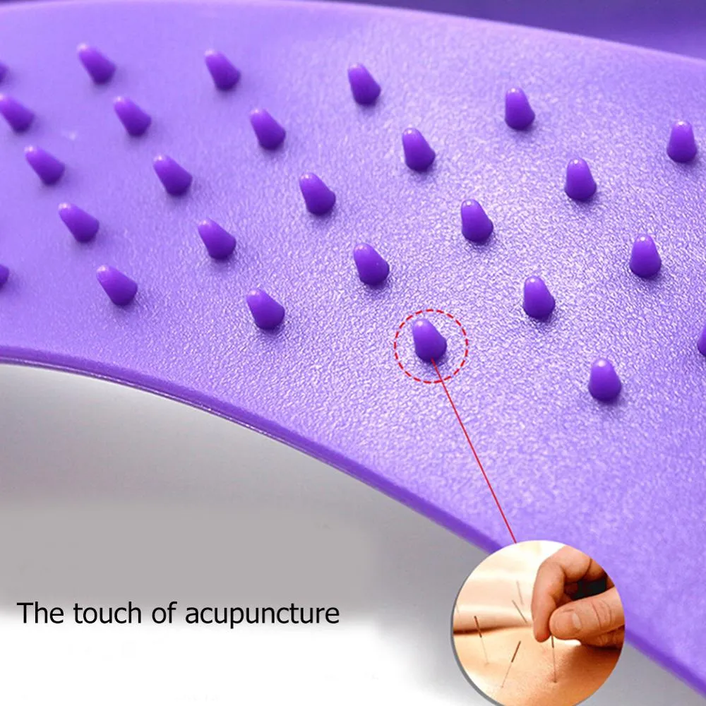 Back Stretch Equipment Massager Magic Stretcher Fitness Lumbar Support Relaxation Spine Pain Relief