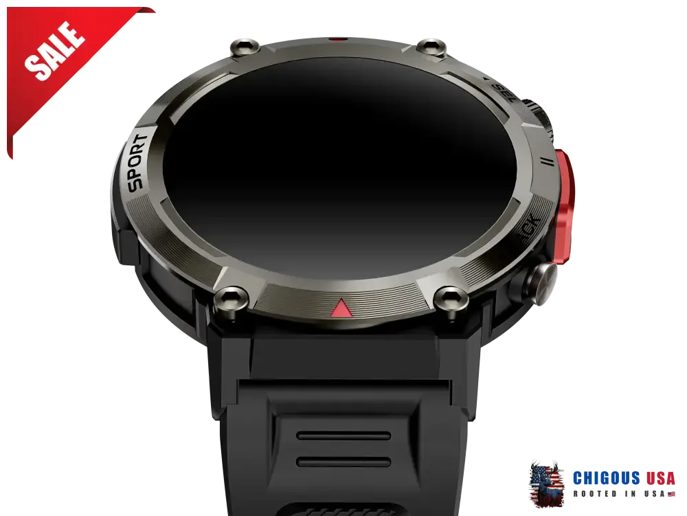 Bearscome S100 Blood pressure,Blood oxygen,LED light,HD Touch,Wireless Calls & Messages,Water-Resistant watch