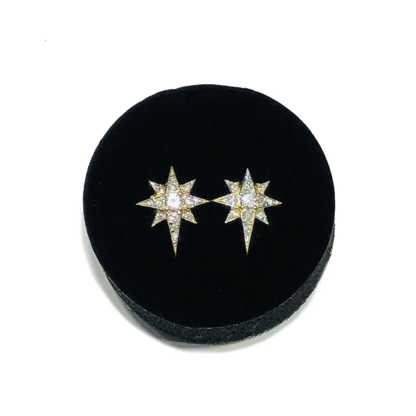 Belen Star Diamond Earring (14K)