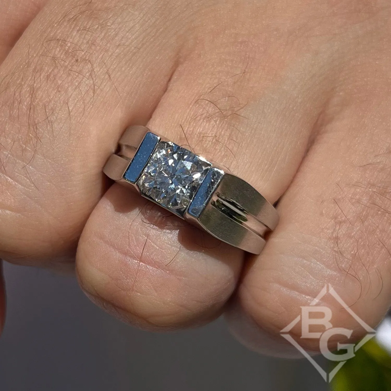 Ben Garelick "Grove" Tension Set Style Engagement Ring