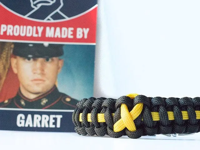Bladder Cancer Awareness Paracord Bracelet
