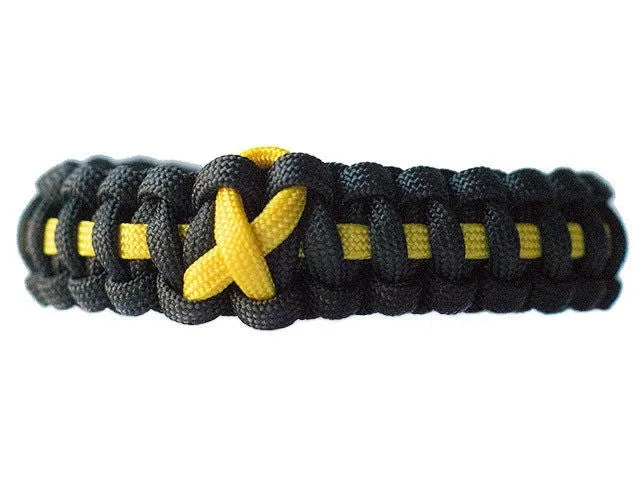 Bladder Cancer Awareness Paracord Bracelet