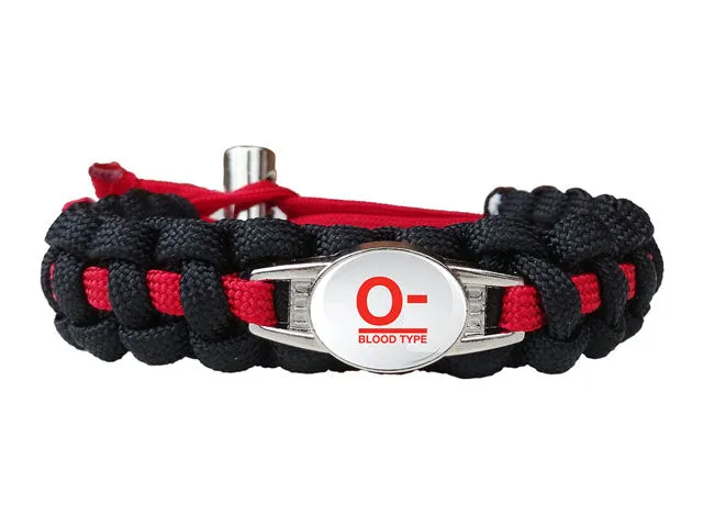 Blood Type Medical ID Bracelet