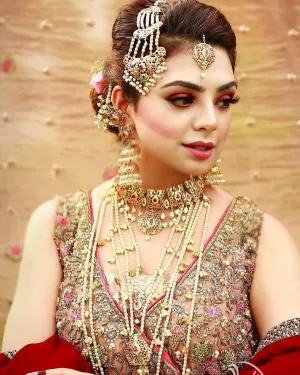 Bridal Heavy Necklace and Rani Haar #J4185