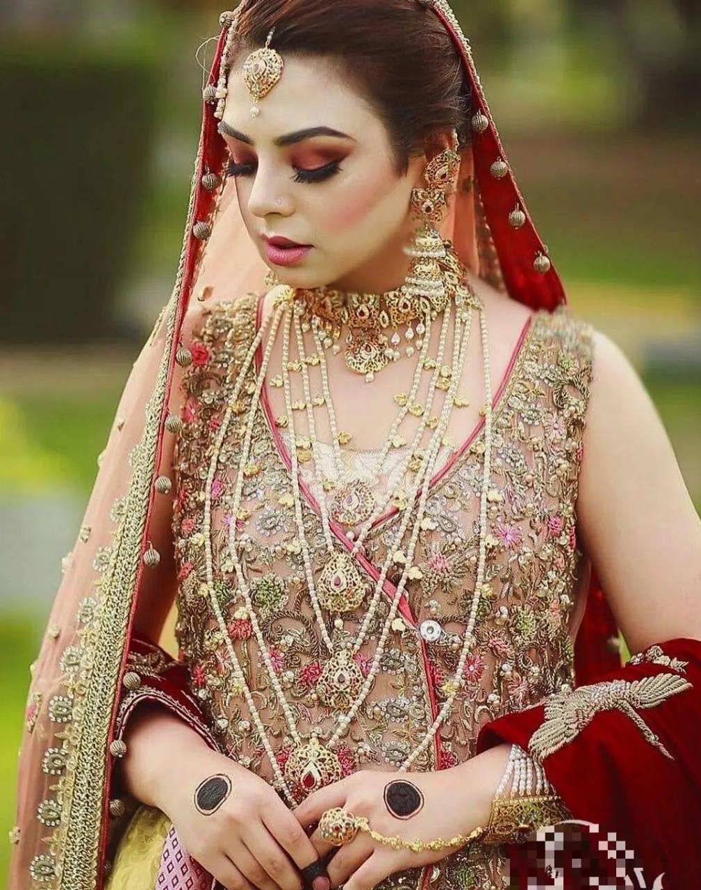 Bridal Heavy Necklace and Rani Haar #J4185
