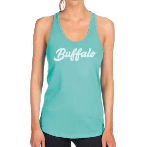 Buffalo Script - Tahiti Blue - Tank Top