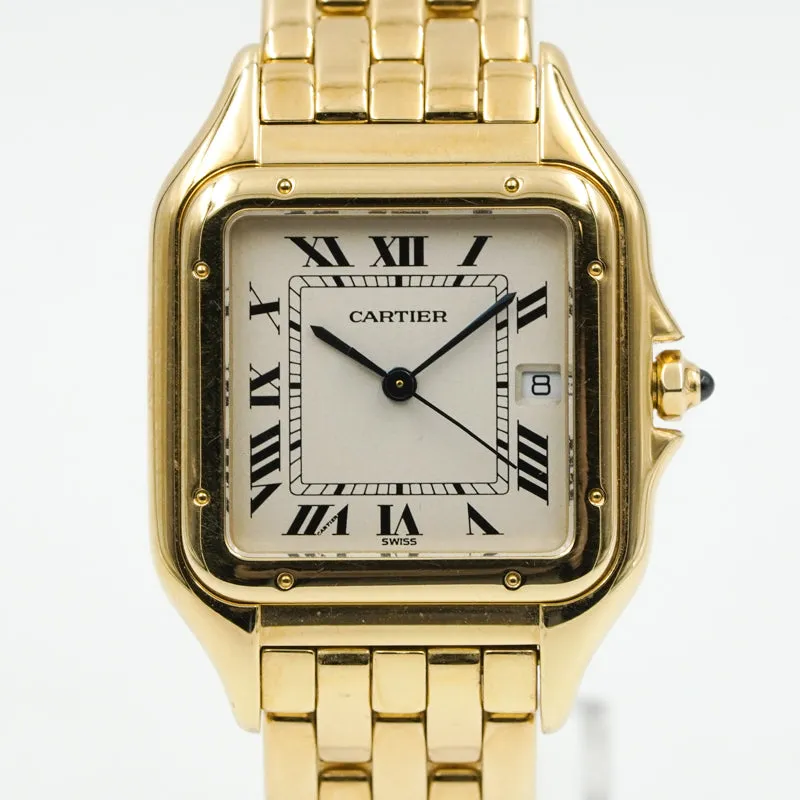 Cartier Panthere 883968 18K Yellow Gold Quartz 27mm w/ Travel Pouch
