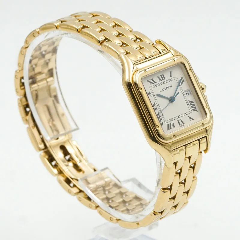 Cartier Panthere 883968 18K Yellow Gold Quartz 27mm w/ Travel Pouch