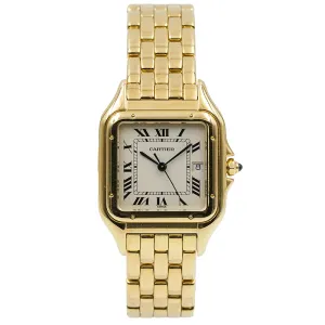 Cartier Panthere 883968 18K Yellow Gold Quartz 27mm w/ Travel Pouch