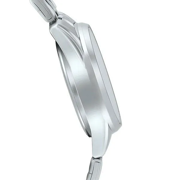 Casio Silver Stainless Steel Cream Dial Quartz Unisex Watch - LTP-1335D-9AVDF