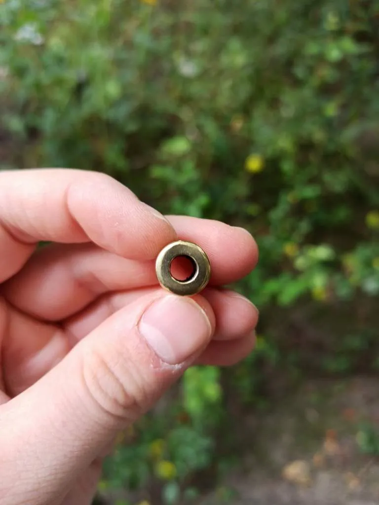 Celtic knot bronze bead