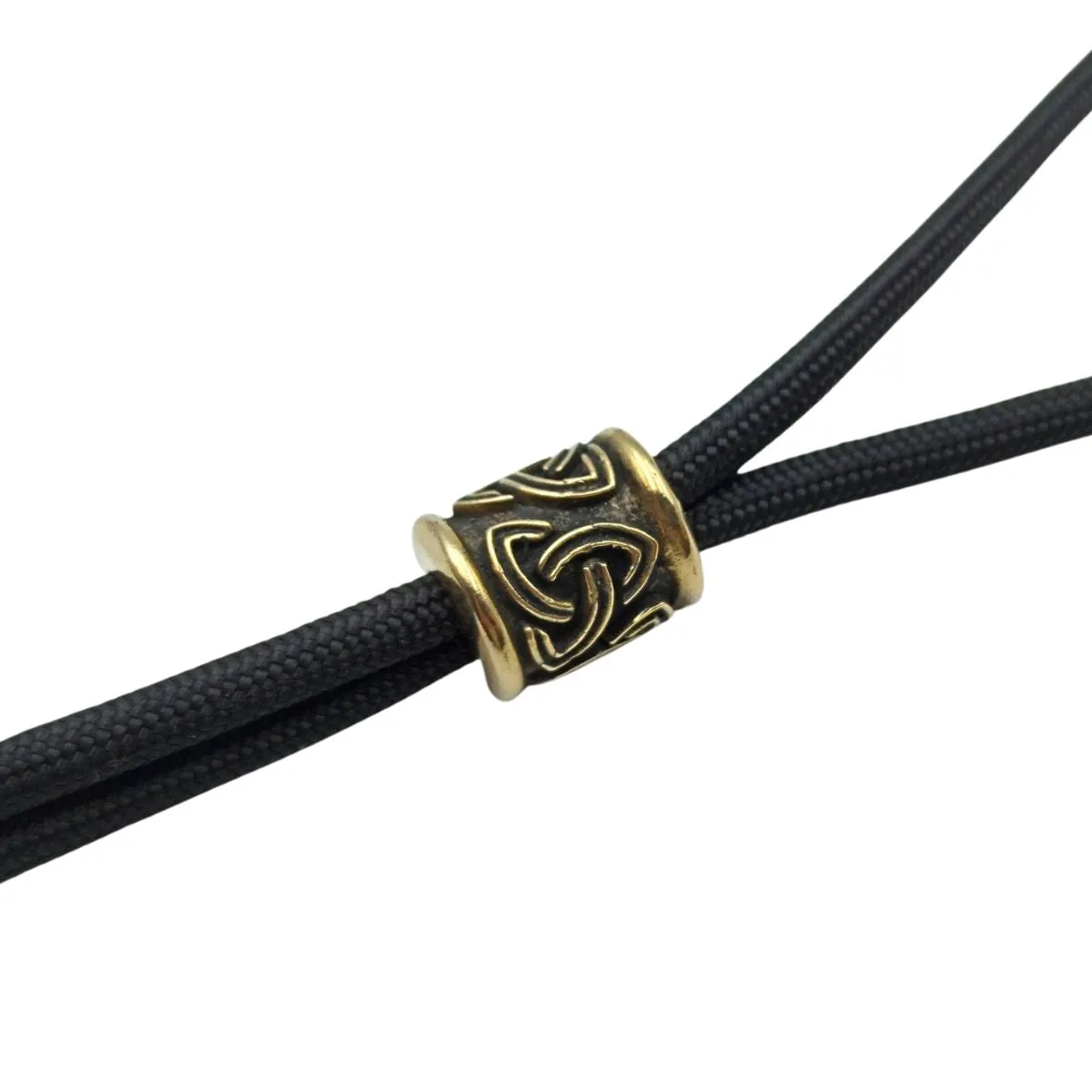 Celtic knot bronze bead